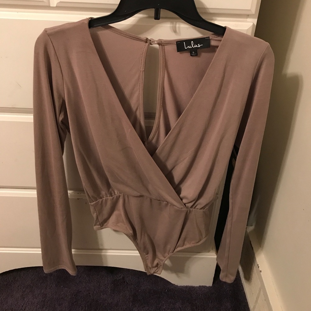 🌸SALE🌸 Tan one piece blouse