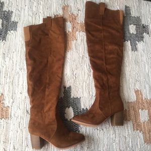 Over The Knee Suede Boots
