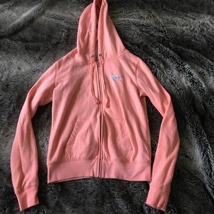 PINK VS Peach Zip Up Hoodie