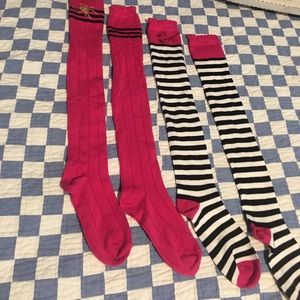 Betsy Johnson over the knee socks