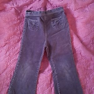 Two 4t pair of girls corduroy pants