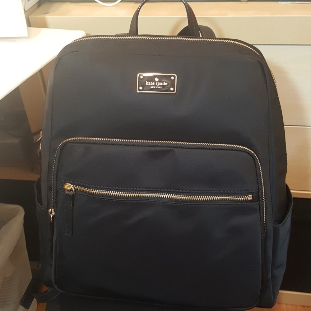 Kate Spade Black Avenue Backpack