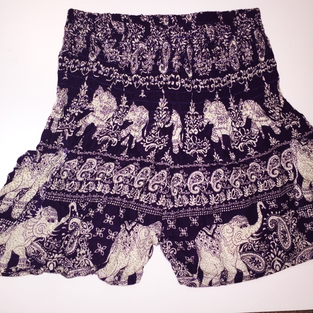 Purple Elephant Shorts