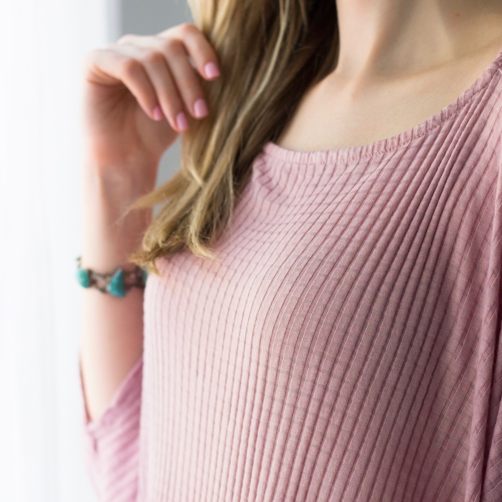 Ombré Mauve Top *LAST 1! - Picture 4 of 8
