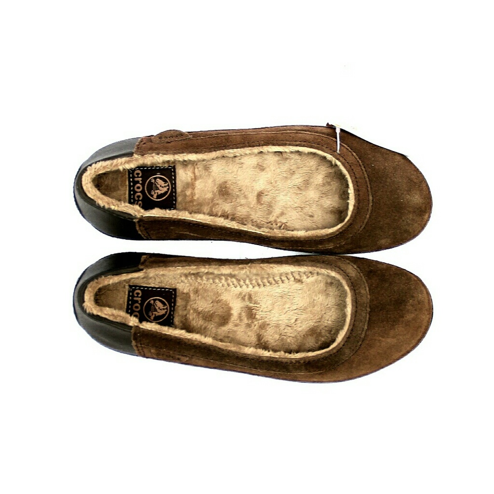 Brand New Crocs Super Soft Brown Ballerinas Size 7