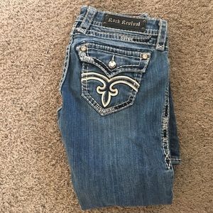 Rock Revival Elena Skinny Jeans size 28