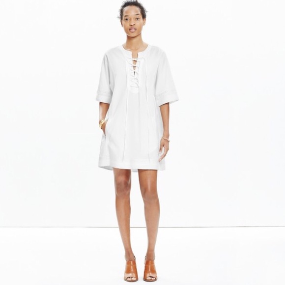 NWOT! Madewell x Daryl K Beverly Lace-up Dress - Picture 2 of 8
