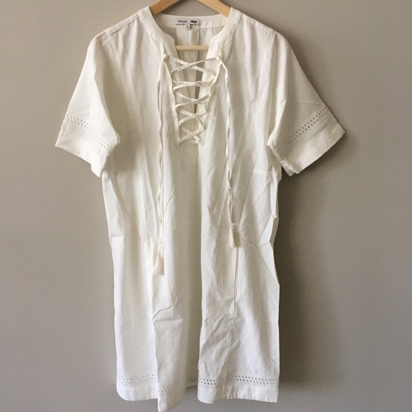NWOT! Madewell x Daryl K Beverly Lace-up Dress - Picture 6 of 8