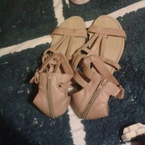 Tan sandals