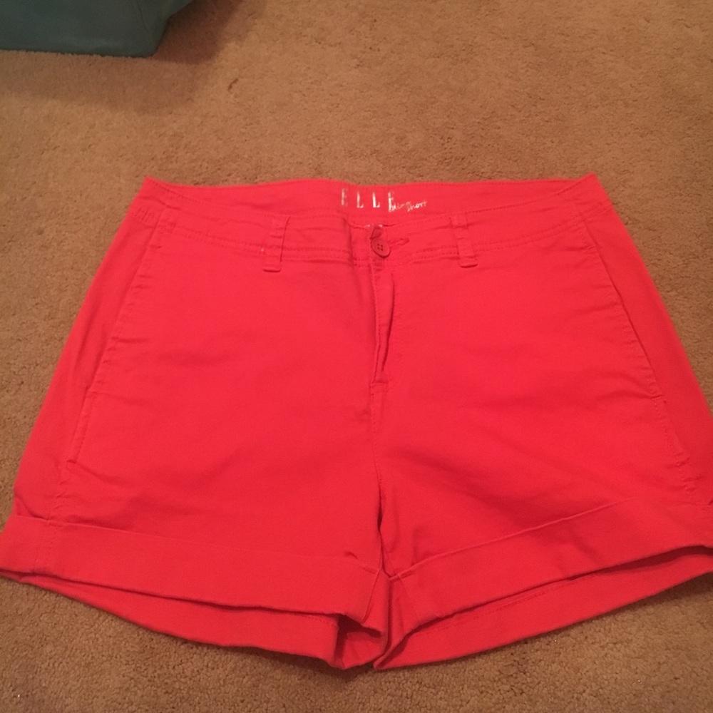 NWOT coral chino shorts