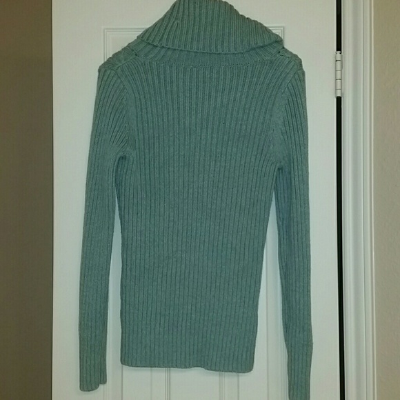Sparkly Talbots small cowl turtleneck sweater - Picture 6 of 8