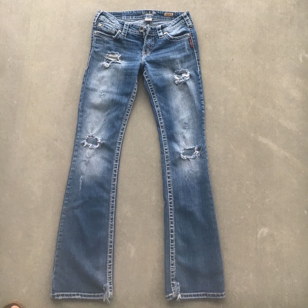 Silver jeans