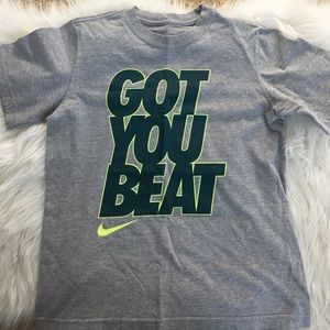 Boys Grey Nike T Shirt