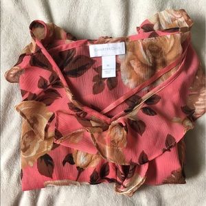 Charter club pink rose top
