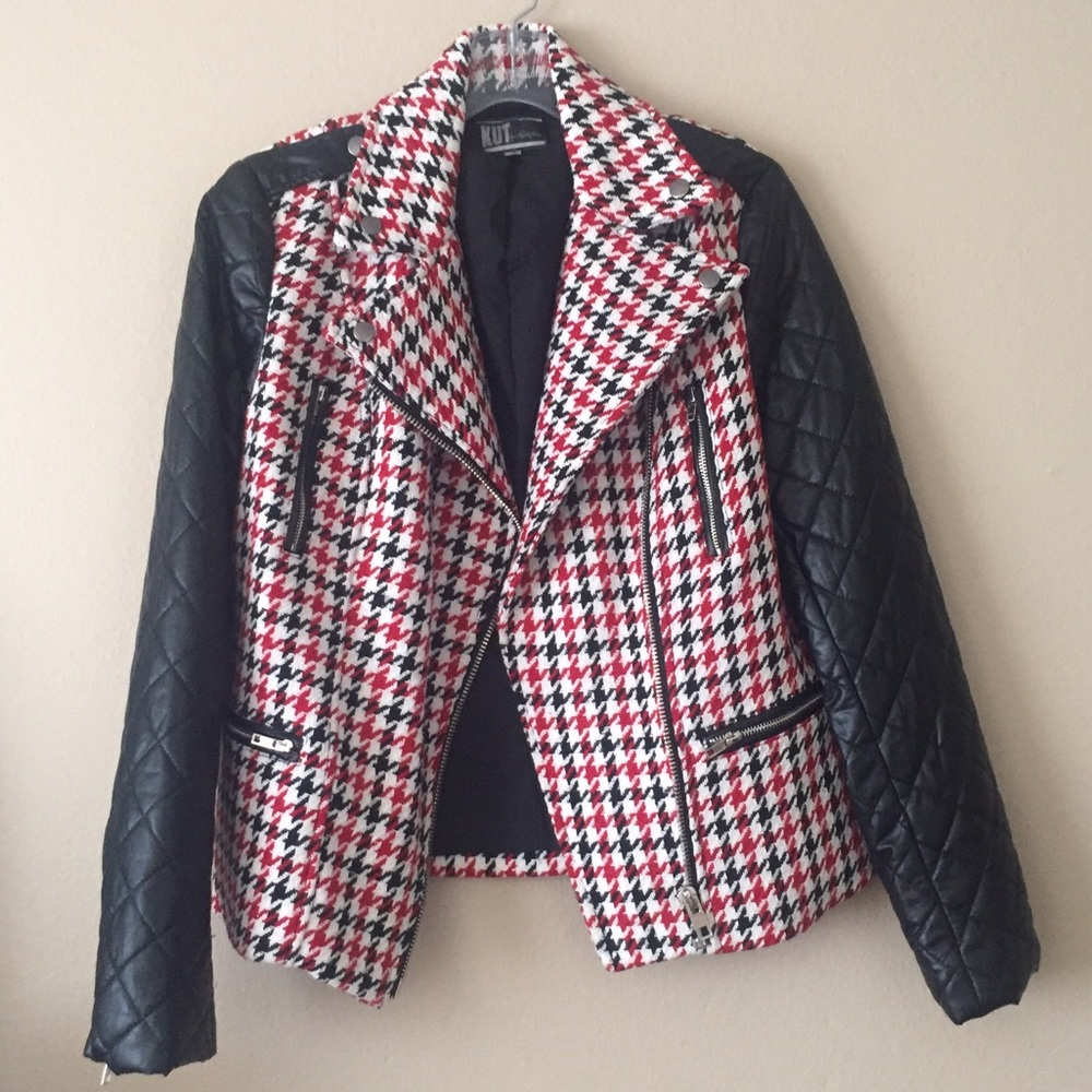 KUT FROM THE KLOTH BRAND NEW houndstooth jacket!