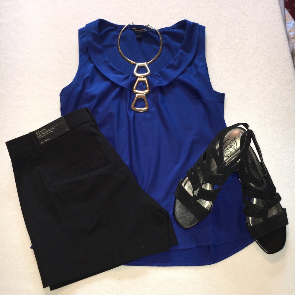 Banana Republic Cobalt Blue Top