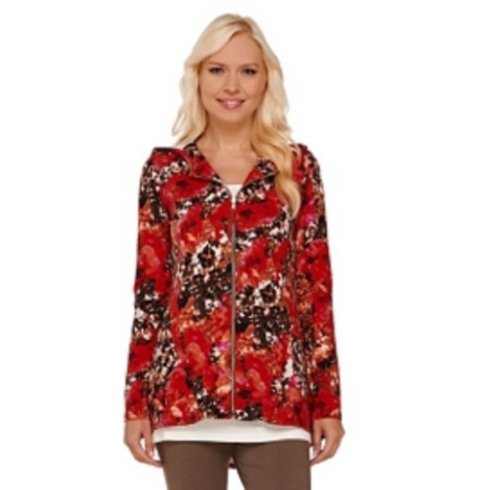 LOGO Lounge by Lori Goldstein Printed jacket