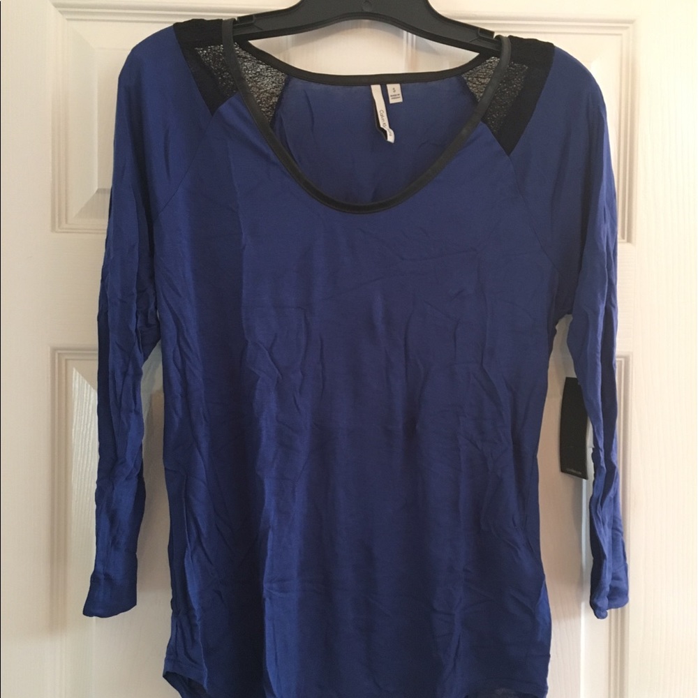 NWT - Calvin Klein Royal Blue Top