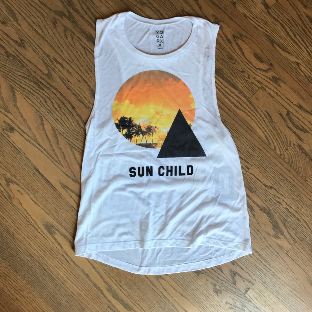 YogaRX muscle tee - yoga, beach & festival ready!