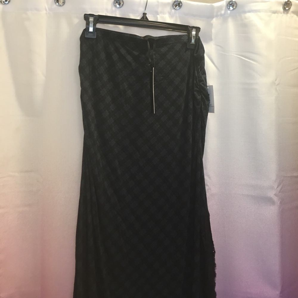 I JEANS BY BUFFALO LONG PLAID SKIRT