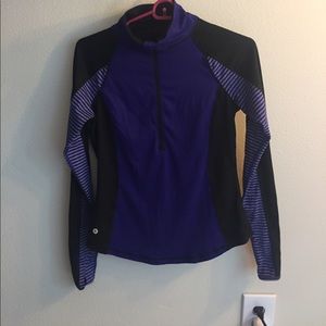 Half-zip workout top