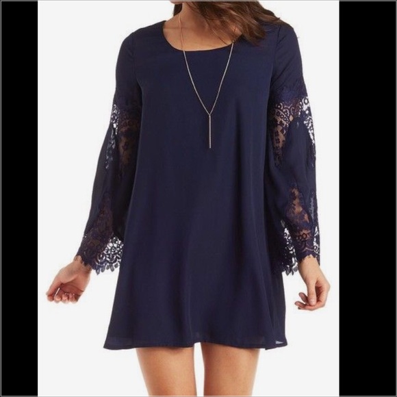 Charlotte Russe Dresses & Skirts - Charlotte Russe Lace Shift Dress
