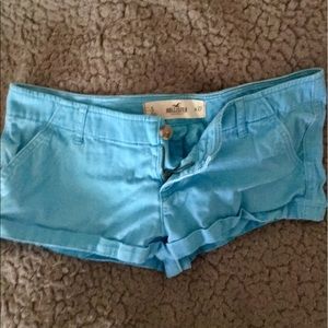 Size 5 Turquoise Mini Shorts