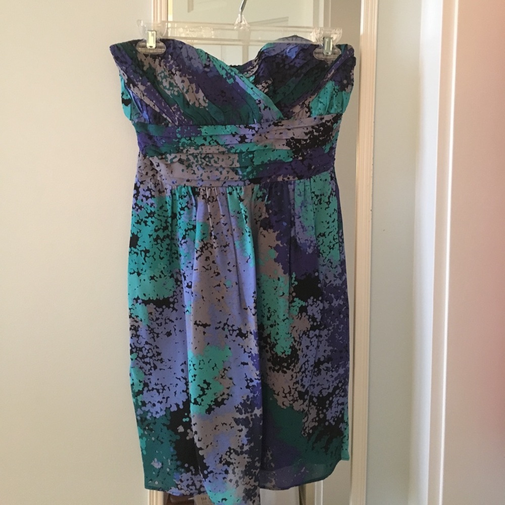 Shosanna Strapless Floral Dress (0)