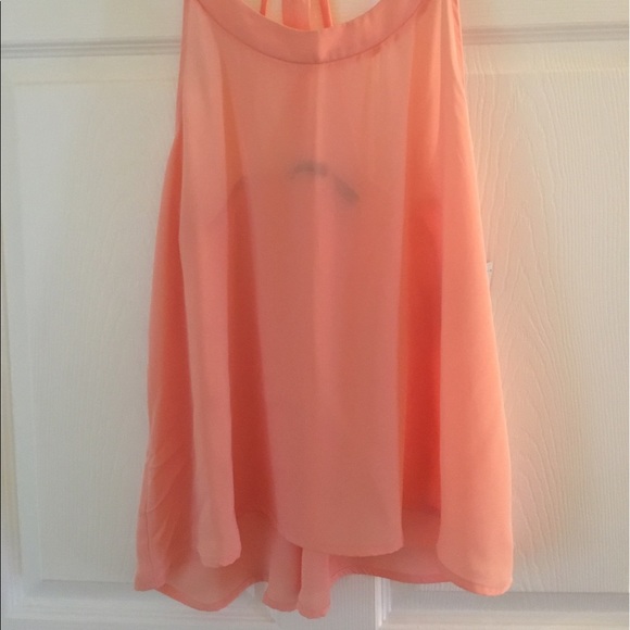 Peach Loose fitting Buckle Women's Shirt - Picture 2 of 7