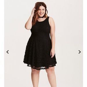 Torrid 22 black dress