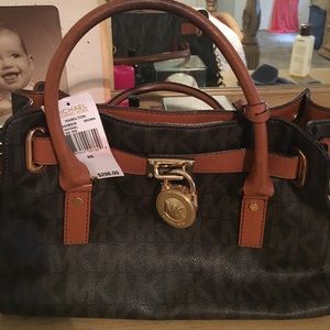 Michael Kors Hamilton brown bag