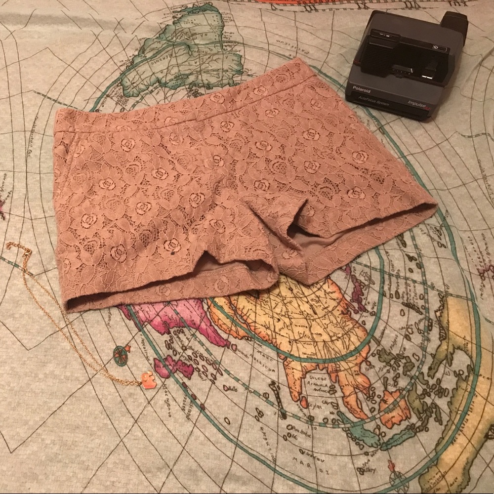 Cynthia Rowley Lace Shorts