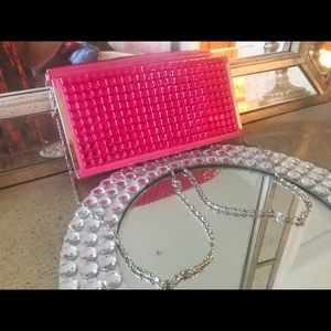 Patricia Field Hot Pink Shoulder Bag / Clutch