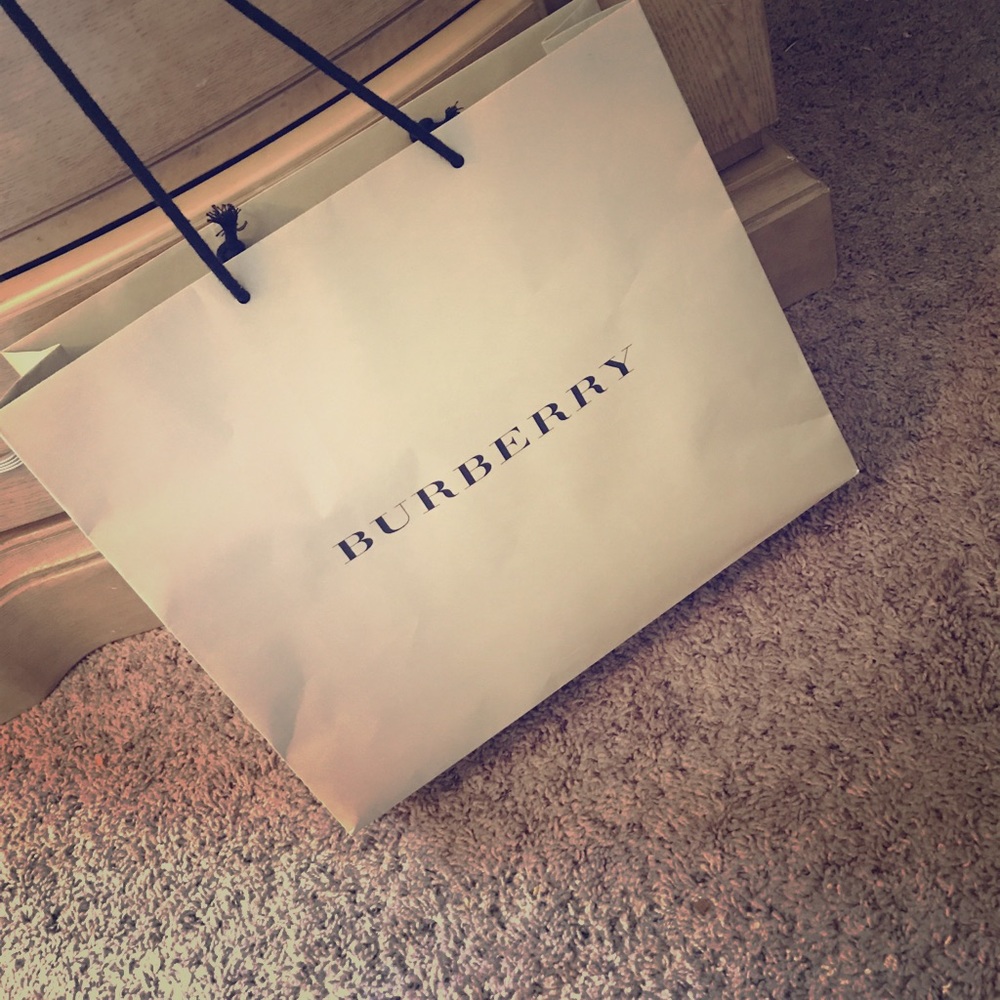 Burberry gift bag
