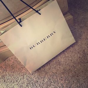 Burberry gift bag