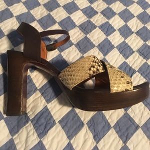 Chie Mihara platform leather sandals