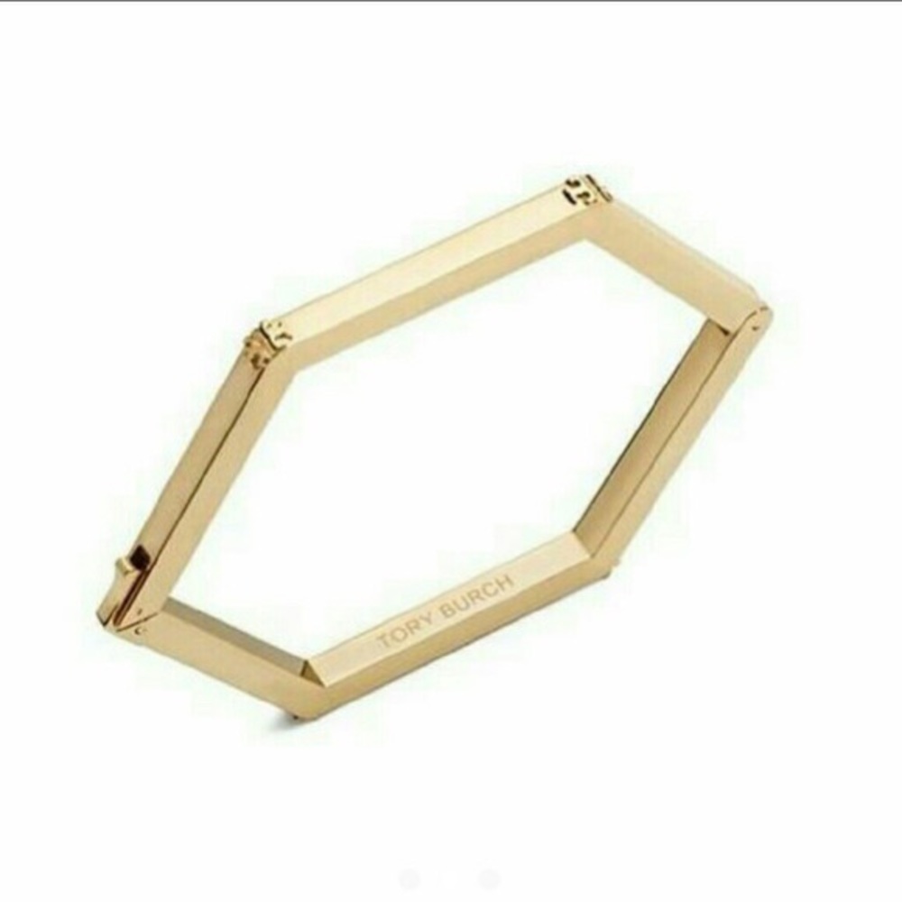 Tory Burch gold hex bracelet - Picture 2 of 4