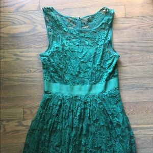 Emerald Green lace dress