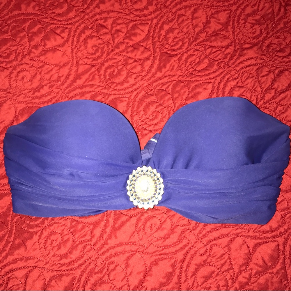 Xhilaration blue bikini top