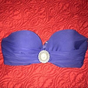 Xhilaration blue bikini top