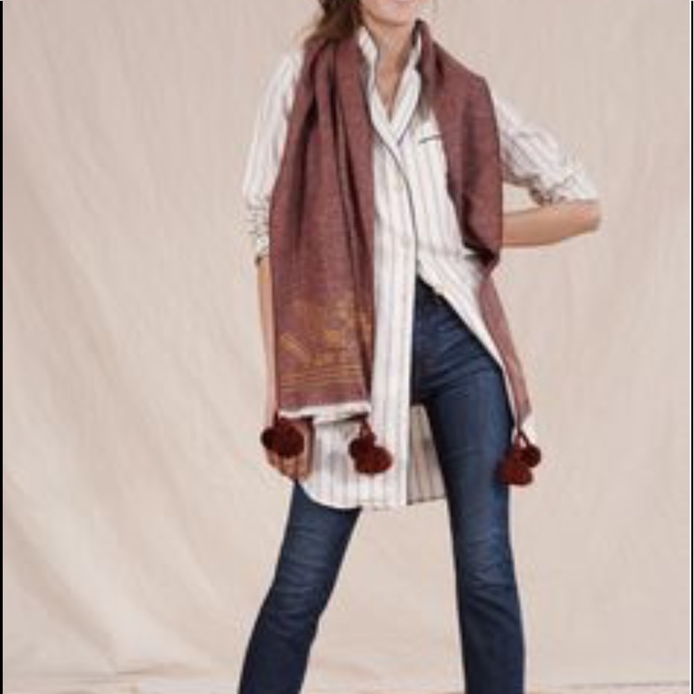 Madewell Scarf 100% Wool NWT