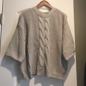 H&M gray knitted sweater