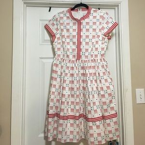 ModCloth Retro Style Dice Dress