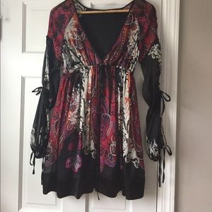 Bebe Paisley Dress