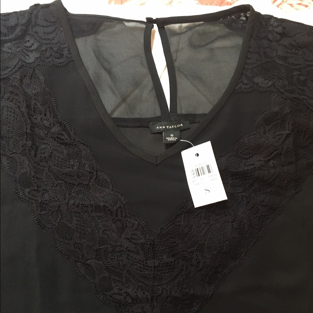 NWT - Ann Taylor Black top