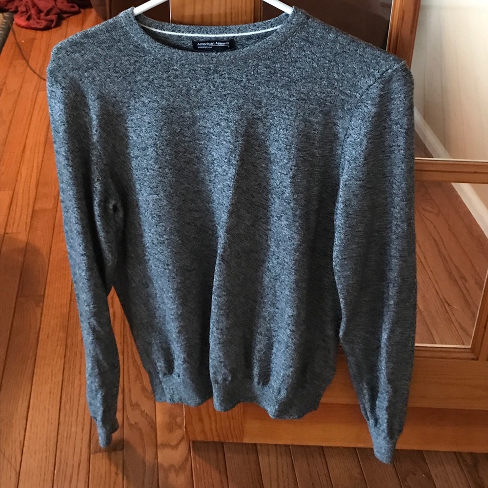 Long gray sweater