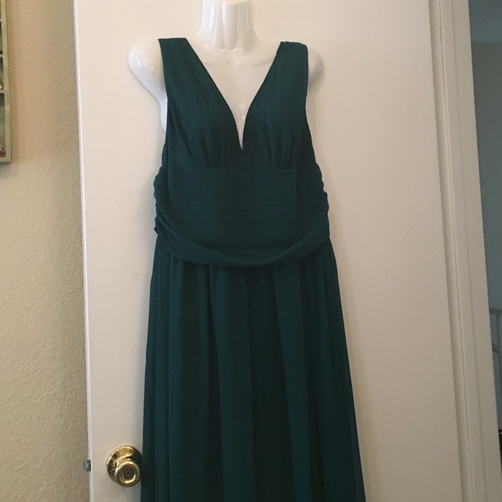 Long Green Dress