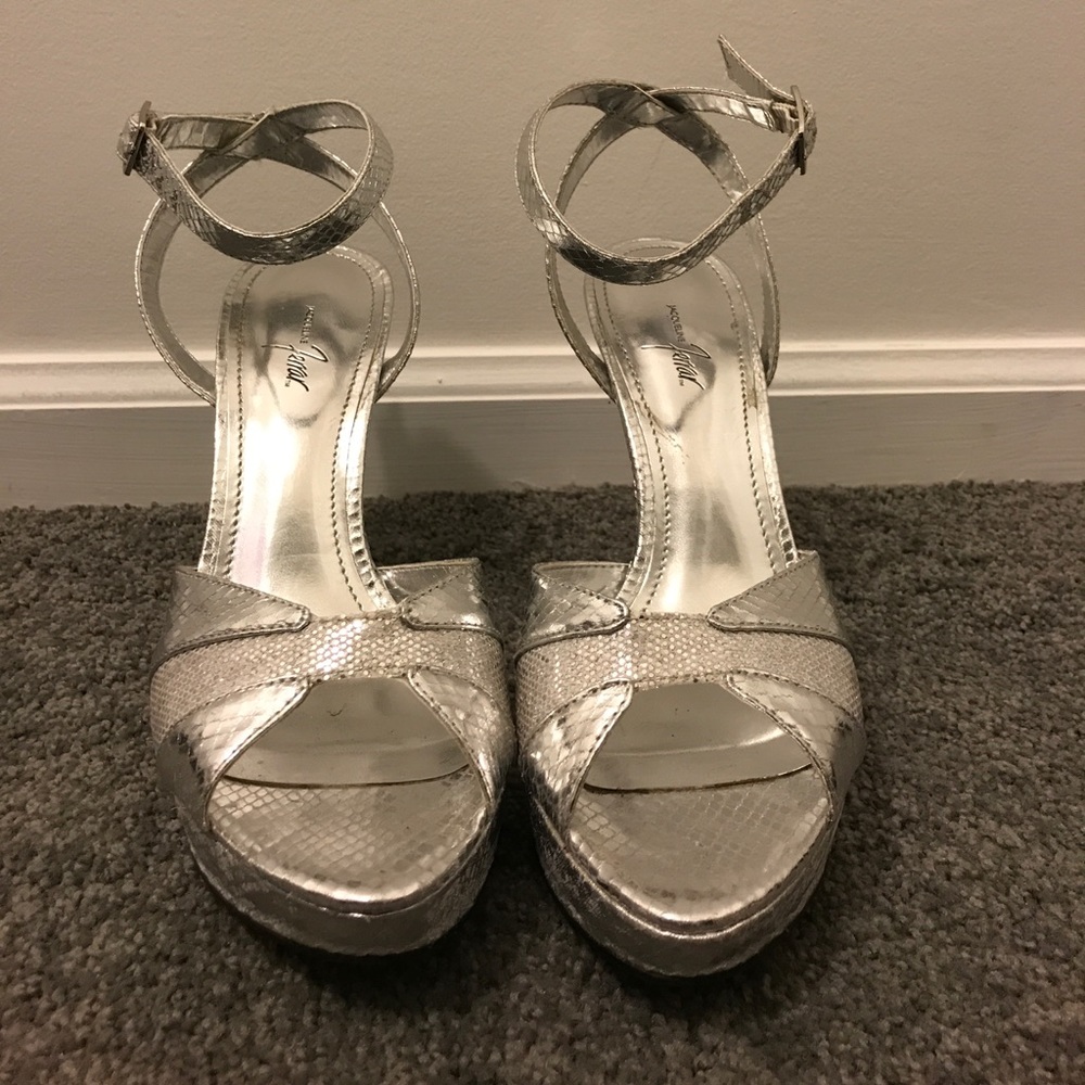 Silver heels