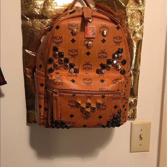 mcm inspired backpack