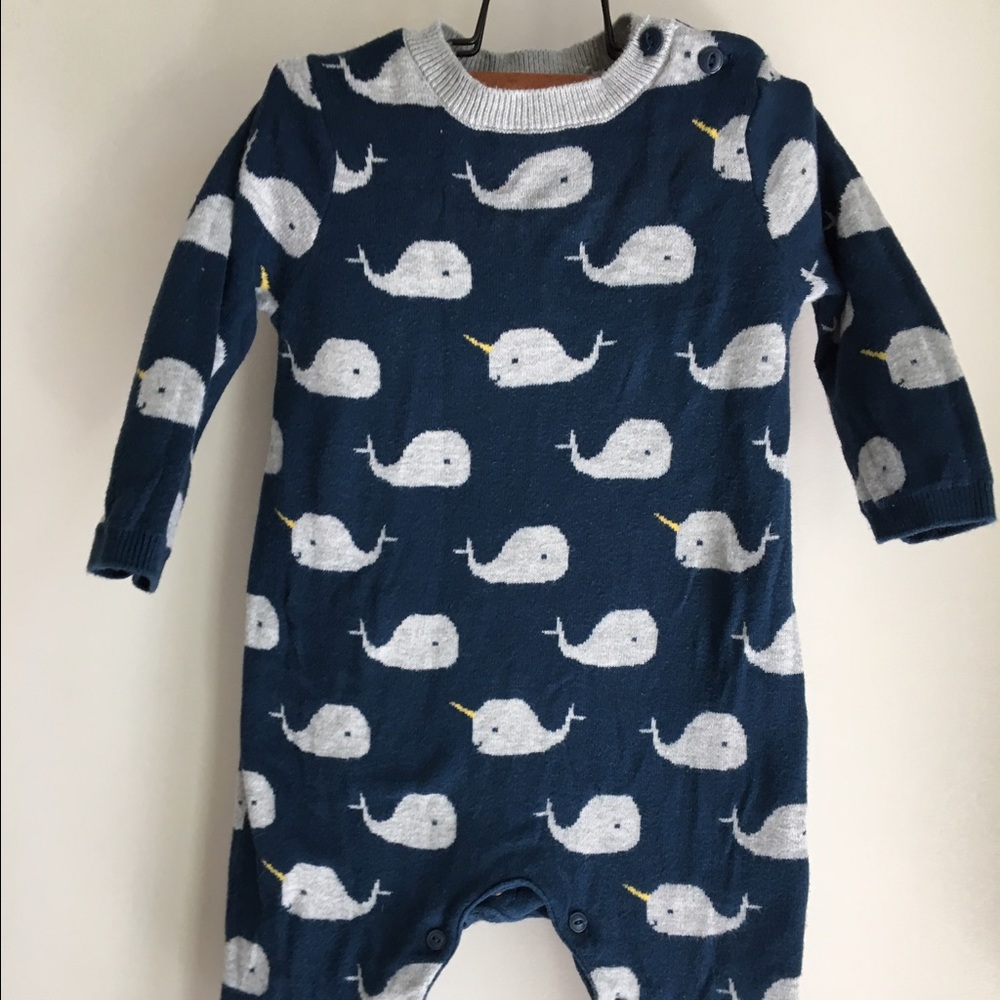 Narwhal Sweater Knit One-Piece